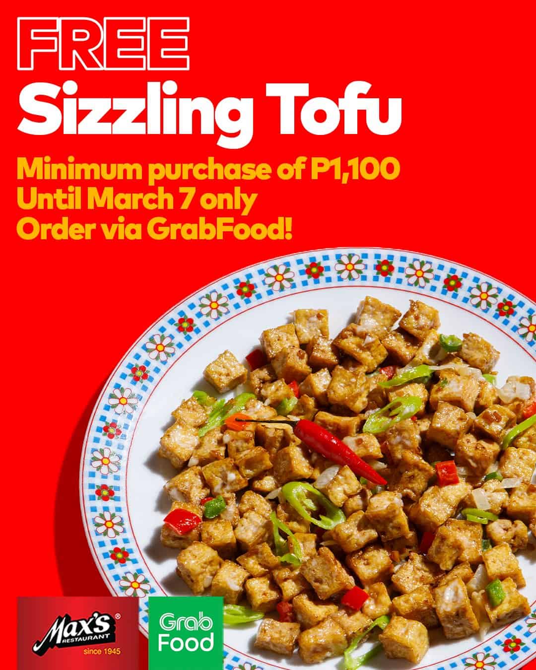 Sizzling Tofu on Maxs Menu Philippines