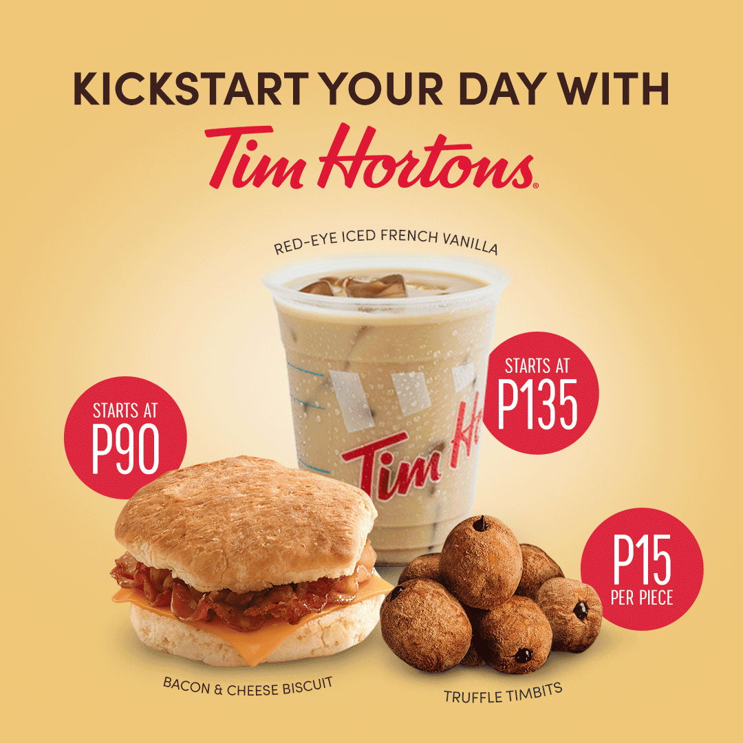 Tasty Bacon Cheese on Tim Hortons Menu Philippines
