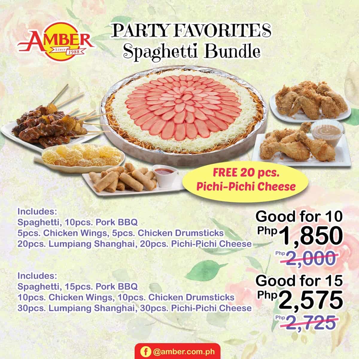 Delicious Combo Meals on Amber Menu Philippines