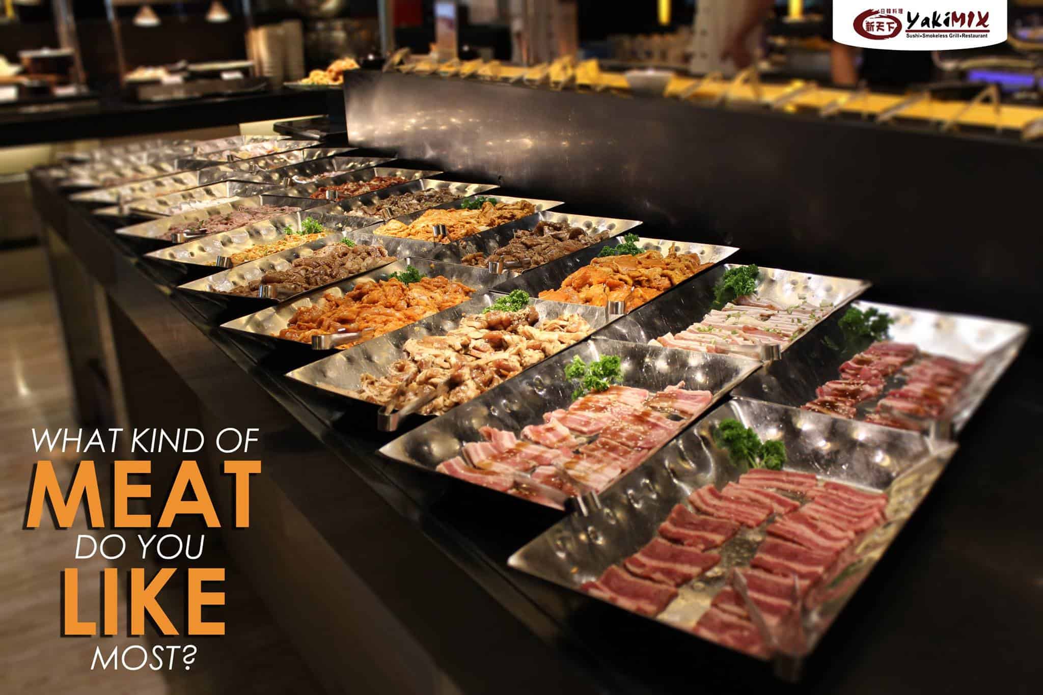 All Kinds of Meat on Yakimix Menu Philippines