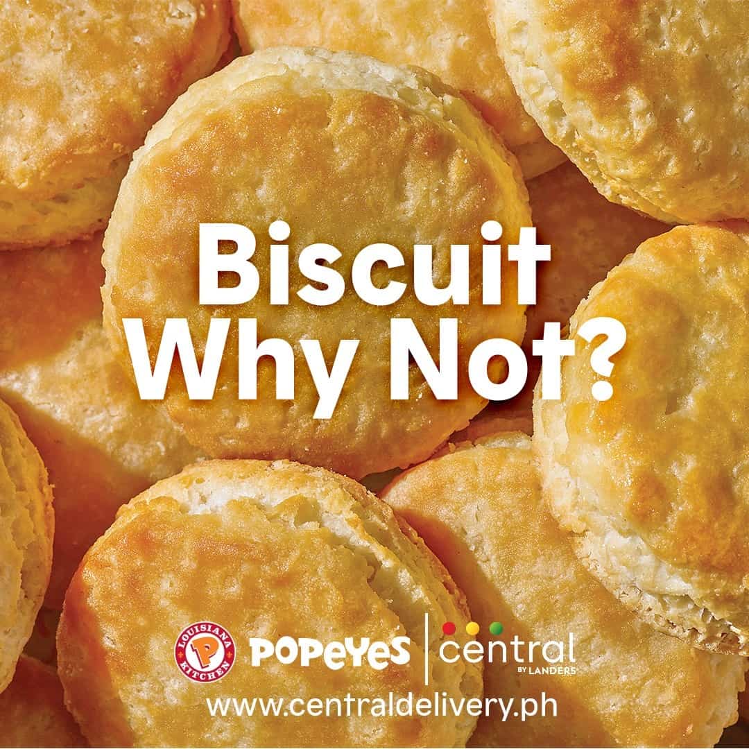 Biscuit on Popeyes Menu Philippines