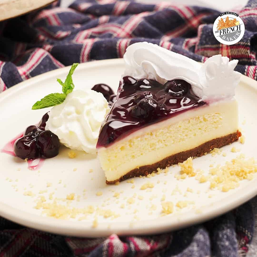 Blue Berry CheeseCake on French Baker Menu Philippines