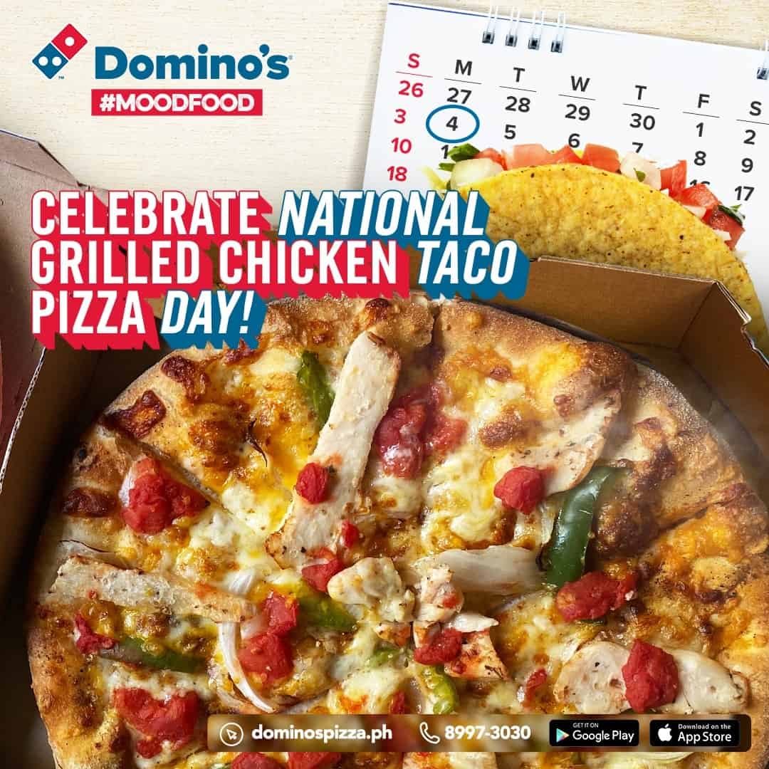 Chicken Taco on Dominos Pizza Menu Philippines