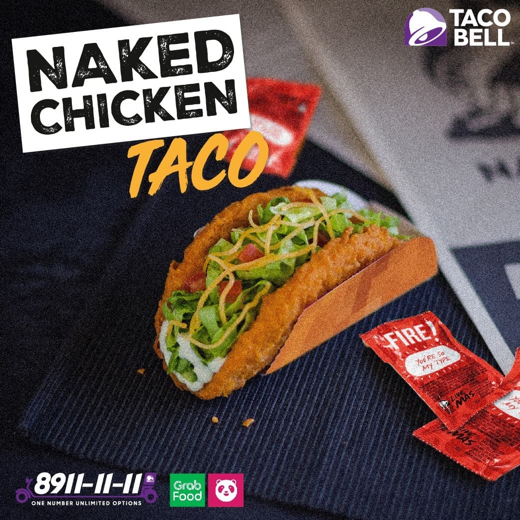 Naked Chicken Tacos on Taco Bell Menu Philippines