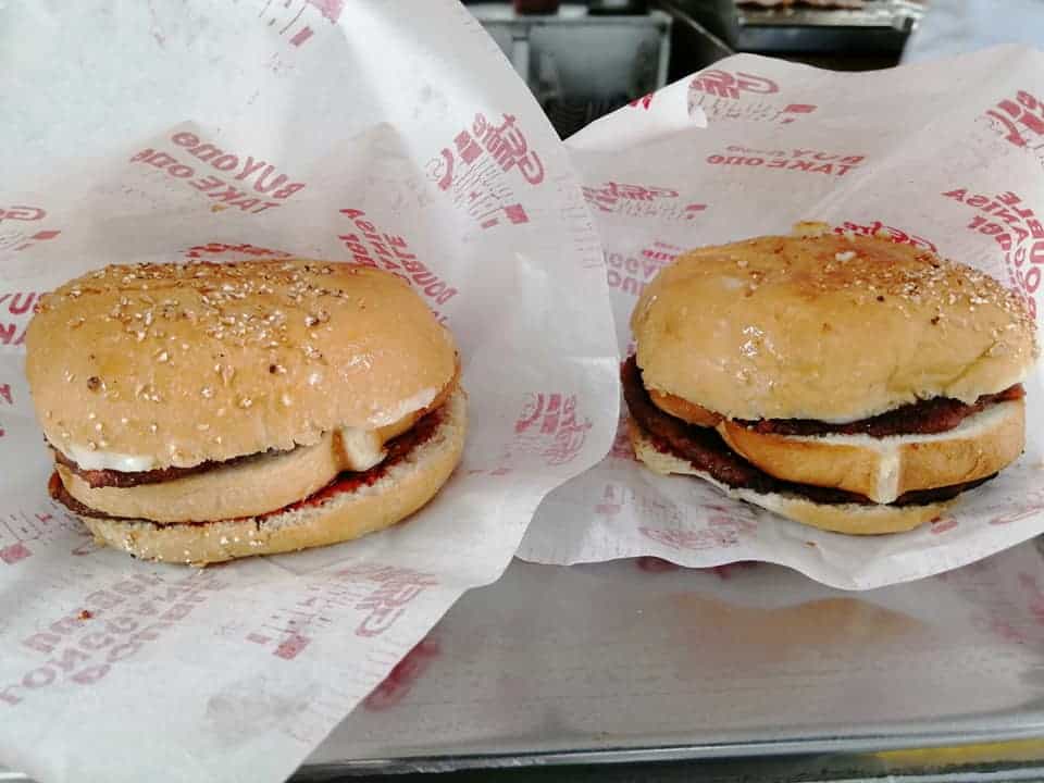 Tasty Burfer on Burger Machine Menu Philippines