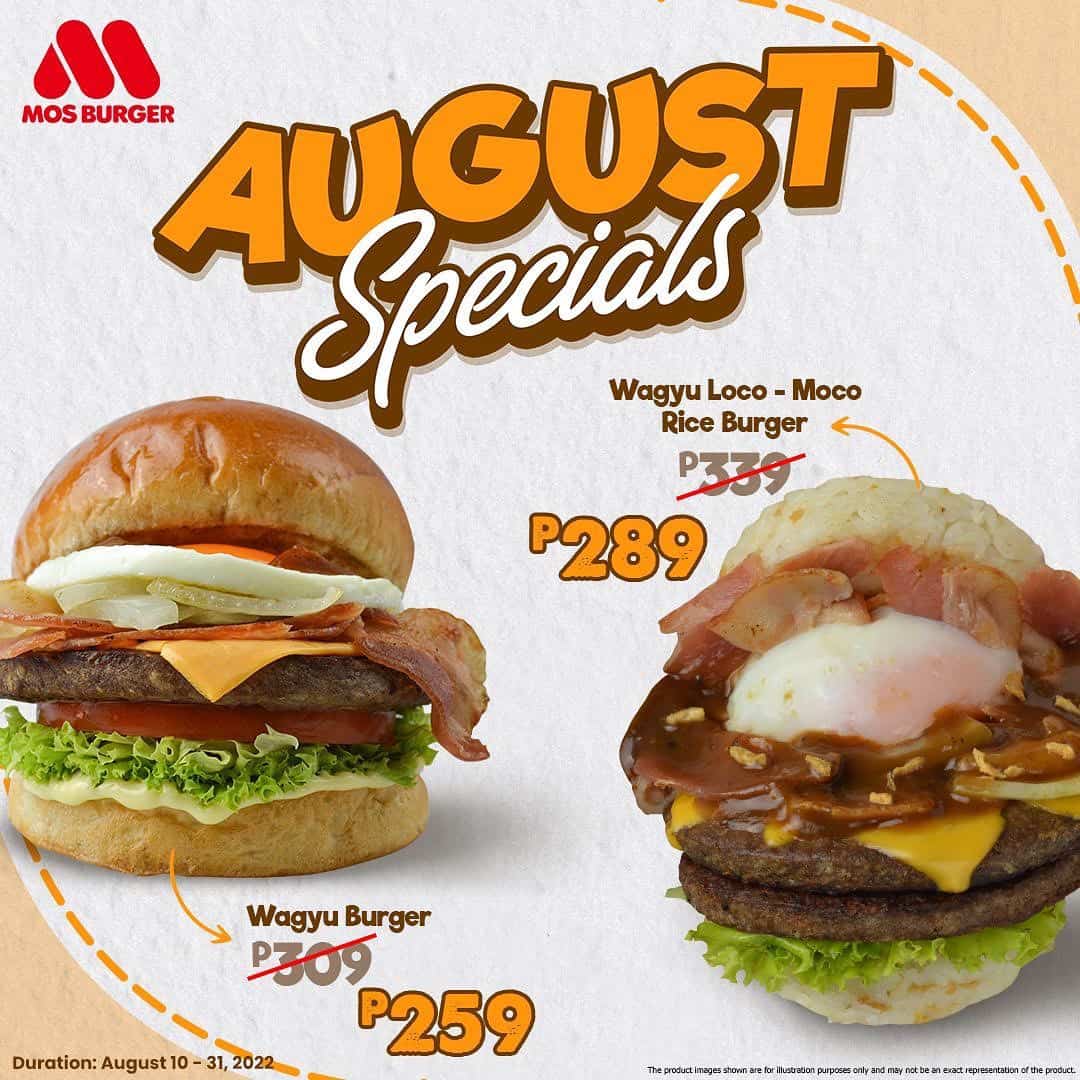 Wagyu Burger on Mos Burger Menu Philippines