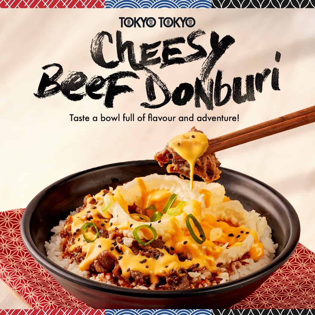 Chessy Beef Donburi on Tokyo Tokyo Menu Philippines