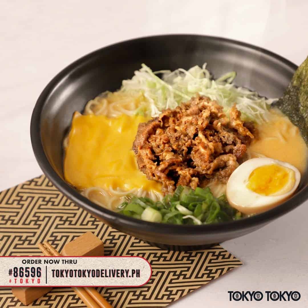 Chessy Beef Ramen on Tokyo Tokyo Menu Philippines