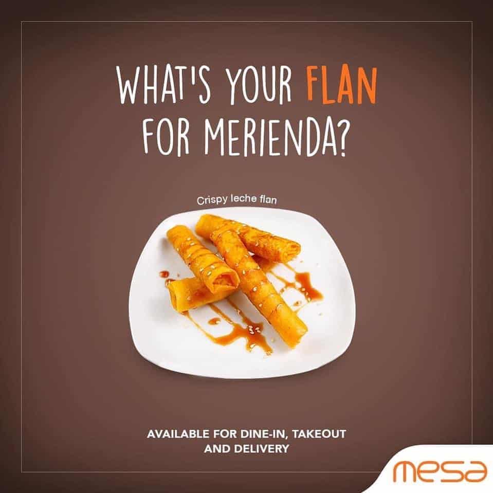 Crispy Leche Plan on Mesa Menu Philippines