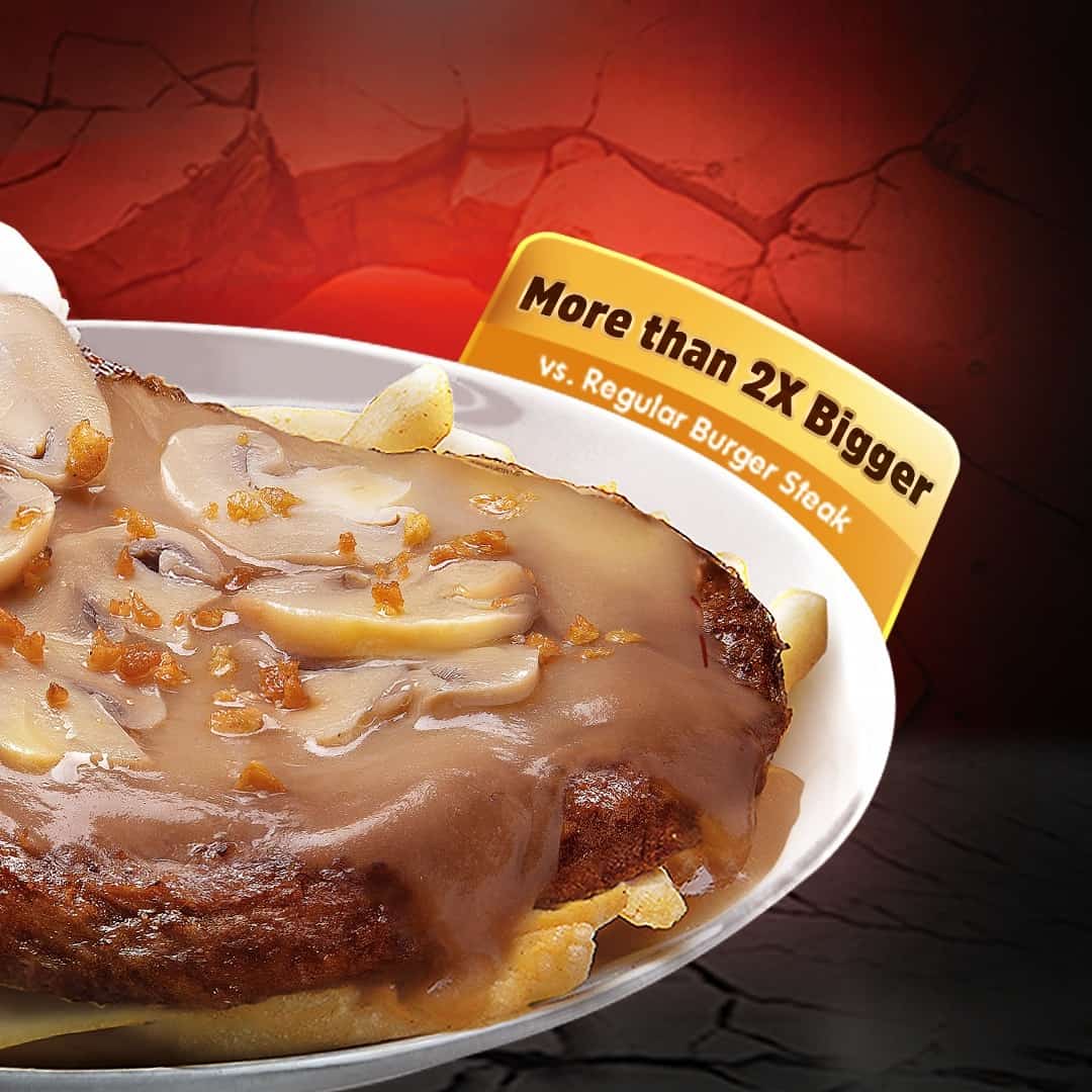 Delicious Burger Steak on Jollibee Menu Philippines