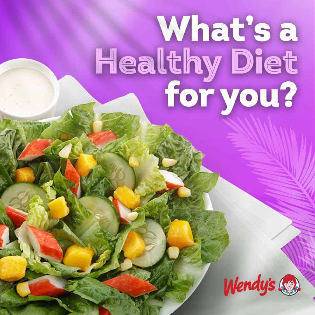 Fresh Healthy Salad on Wendys Menu Philippines