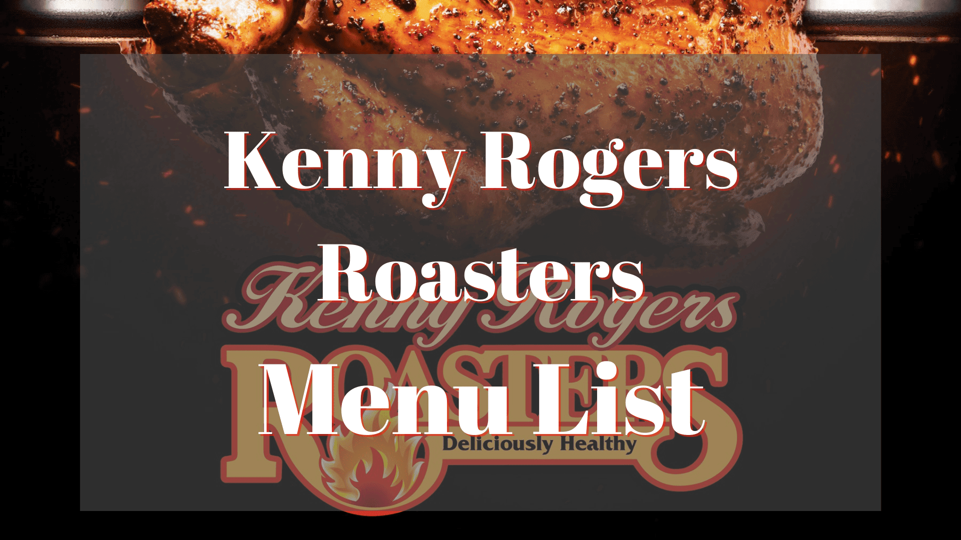 Kenny Rogers Roasters Price Menu