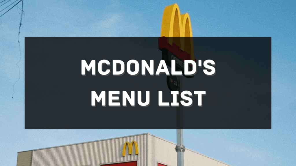 McDo Menu [Mcdonalds] Prices Philippines 2024 [Updated] — All About