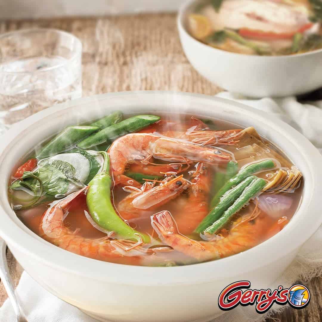 Mouth Watering Sinigang na Hipon on Gerrys Grill Menu Philippines