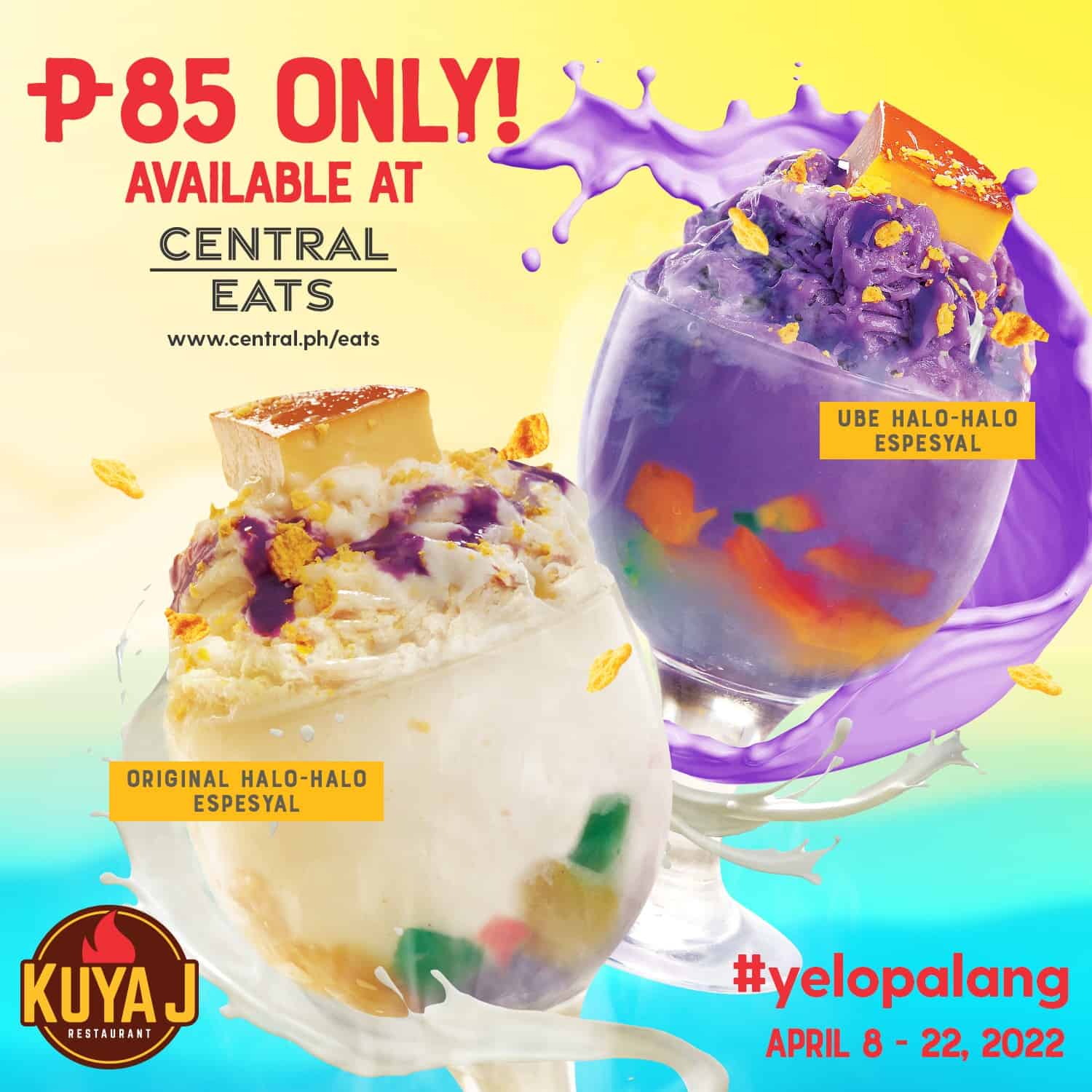 Original Halo Halo Espesal On KuyaJ Menu Philippines 