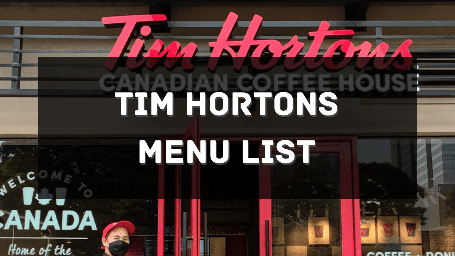 Tim Hortons Price List 2025