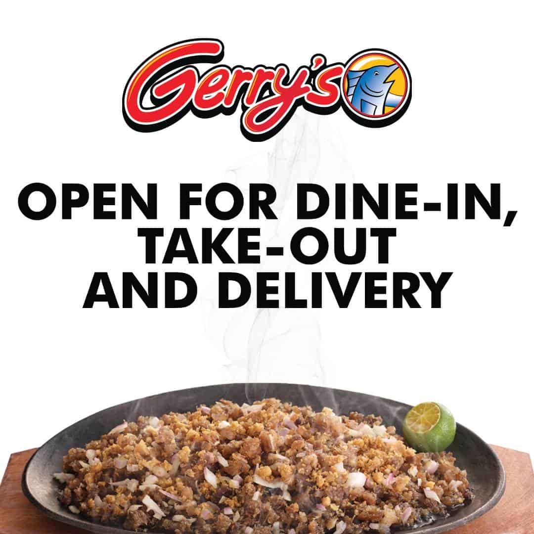 Zesty Sisig on Gerrys Grill Menu Philippines
