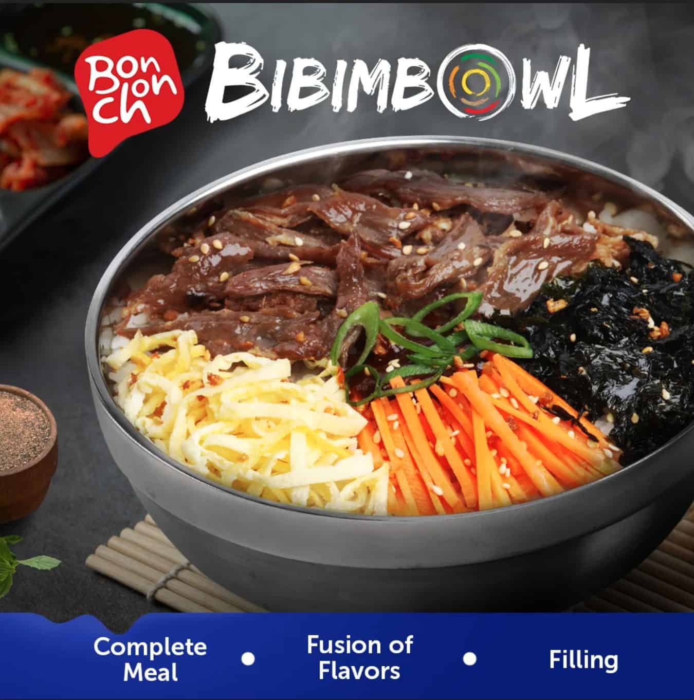 Bibimbowl on Bonchon Menu Philippines