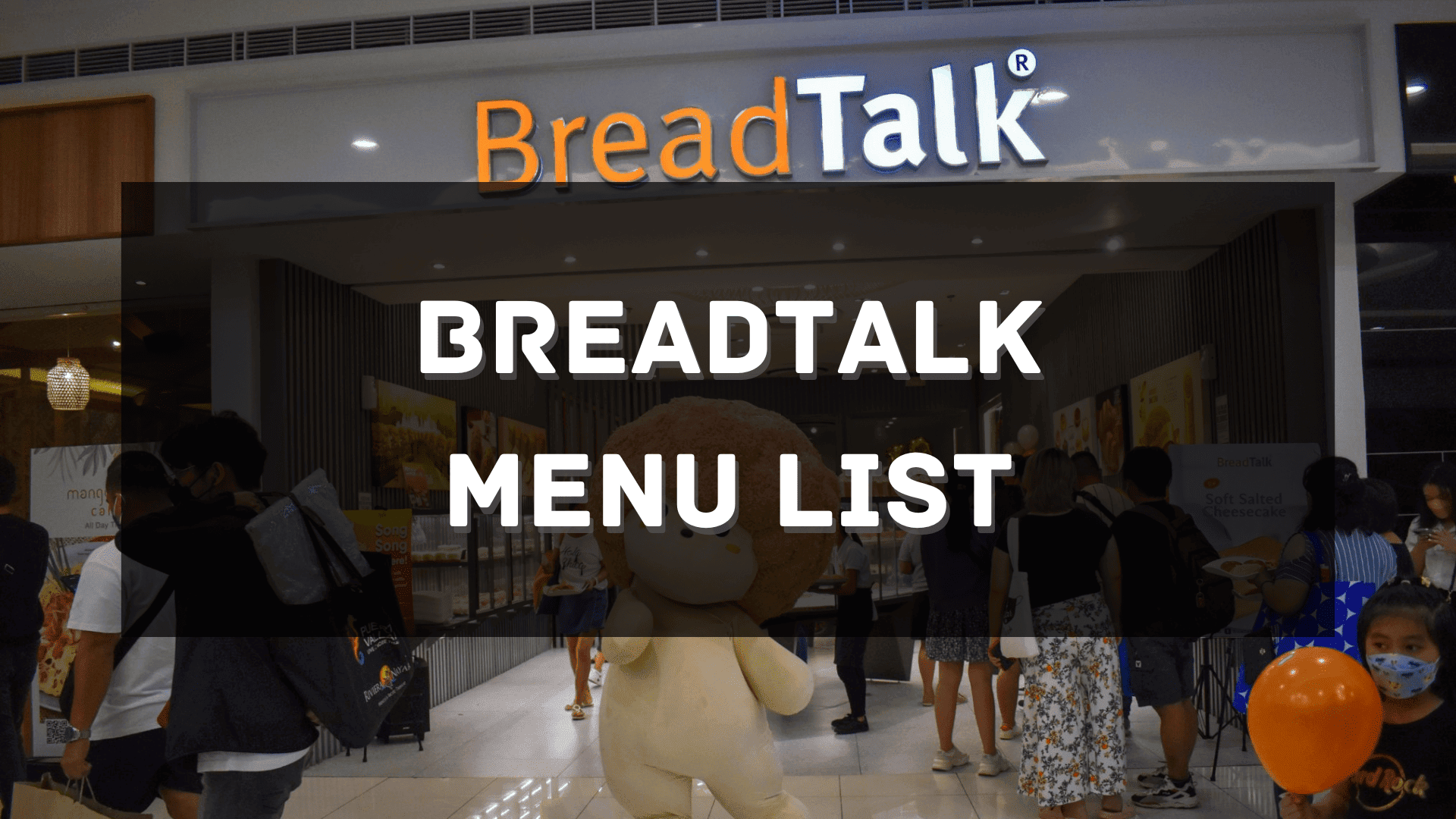 Breadtalk Menu Price Philippines