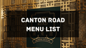 Canton Road Menu Price Philippines