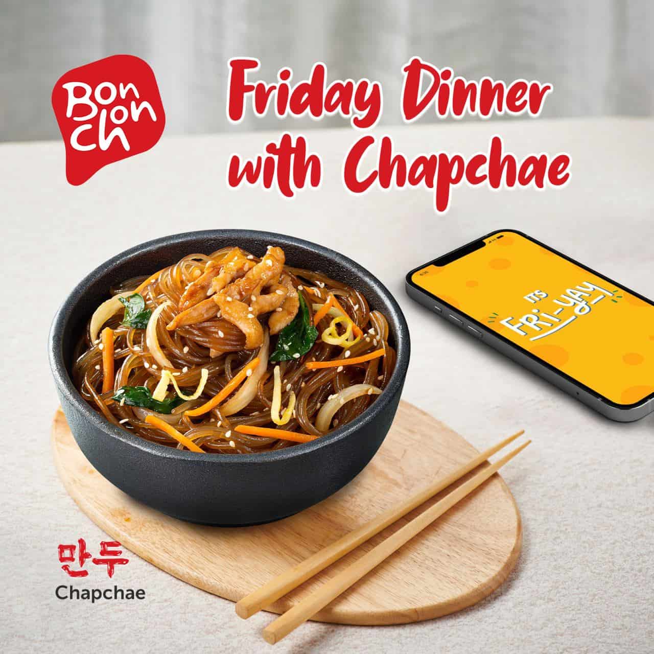 Chapchae on Bonchon Menu Philippines