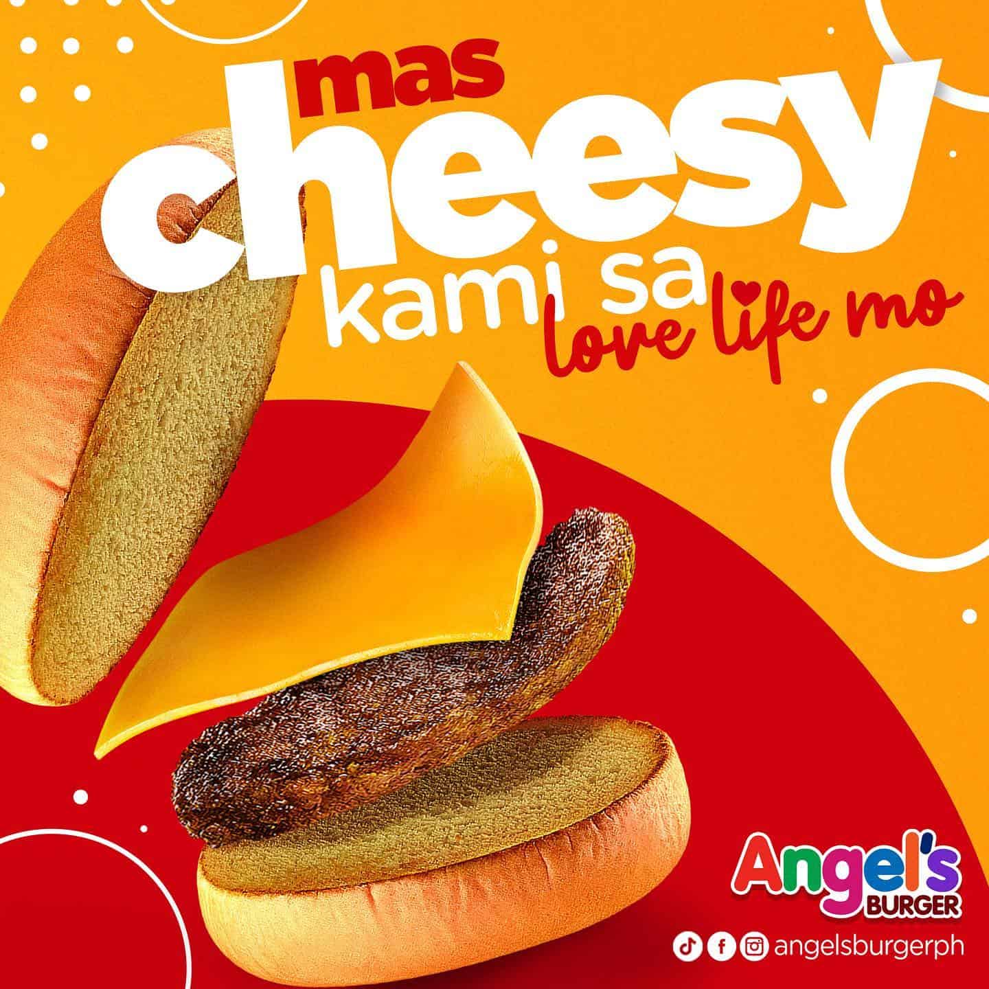 Cheese Burger on Angels Burger Menu Philippines