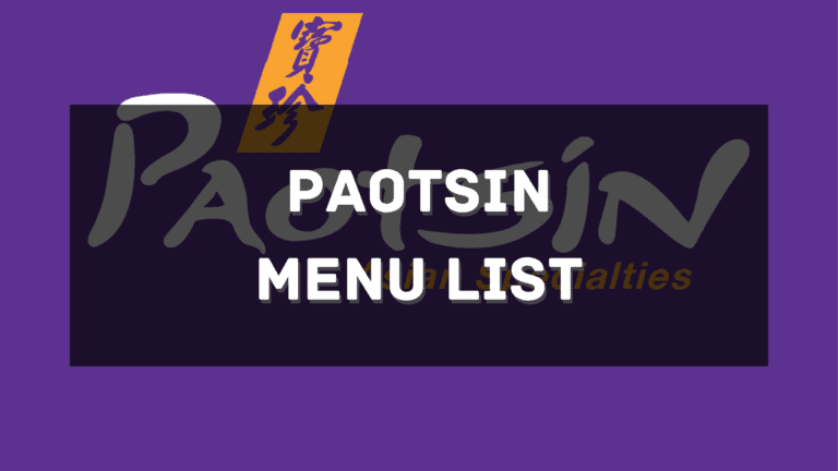 Paotsin Menu Prices Philippines 2026 [Updated] — All About Philippines Menu