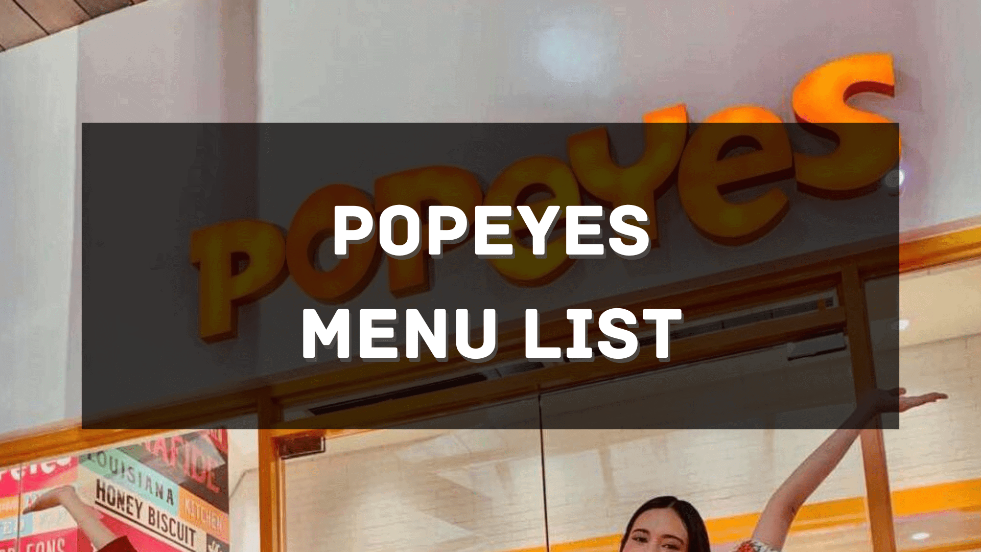 Popeyes Menu Price Philippines