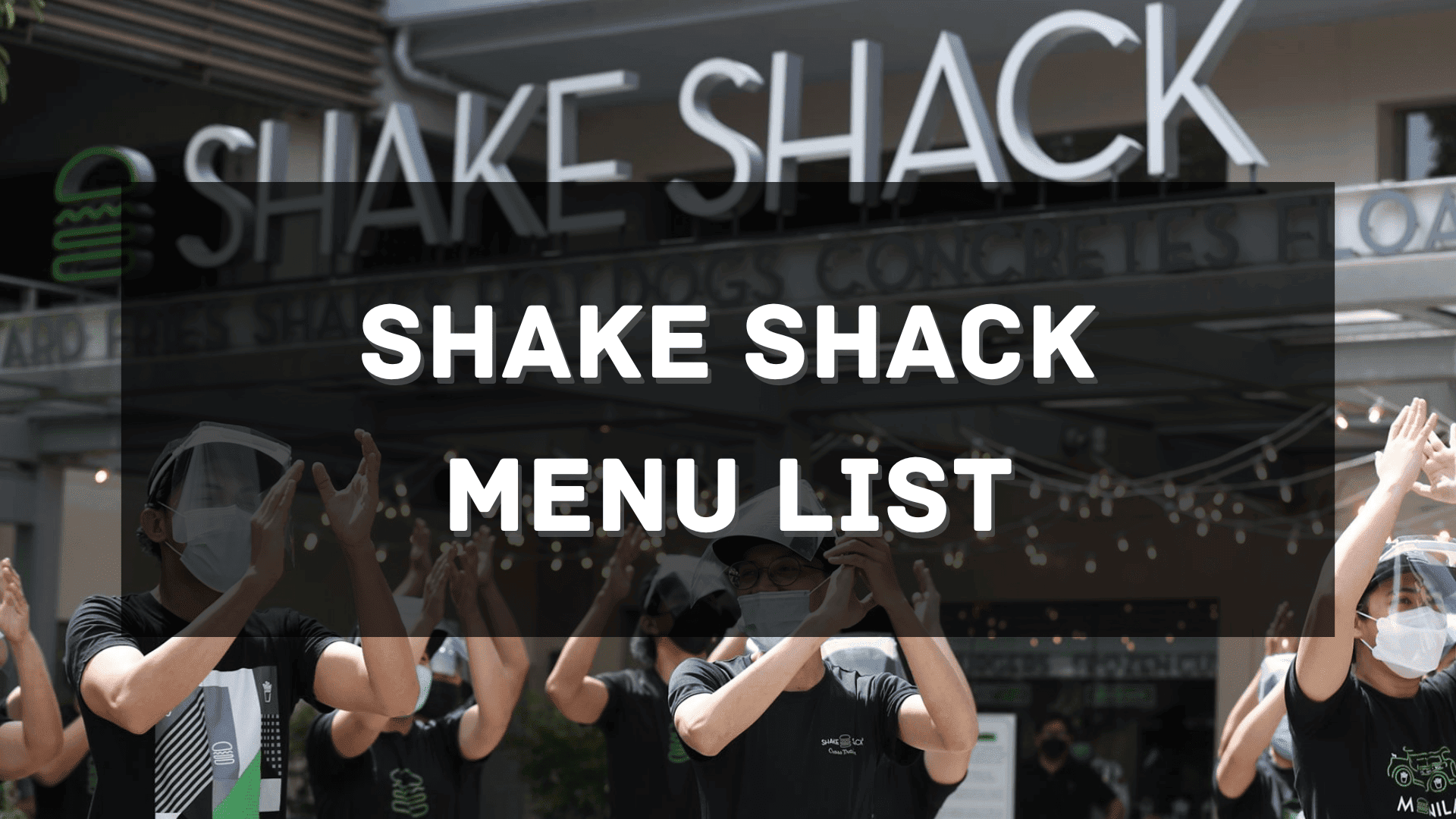 Shake Shack Menu Price Philippines