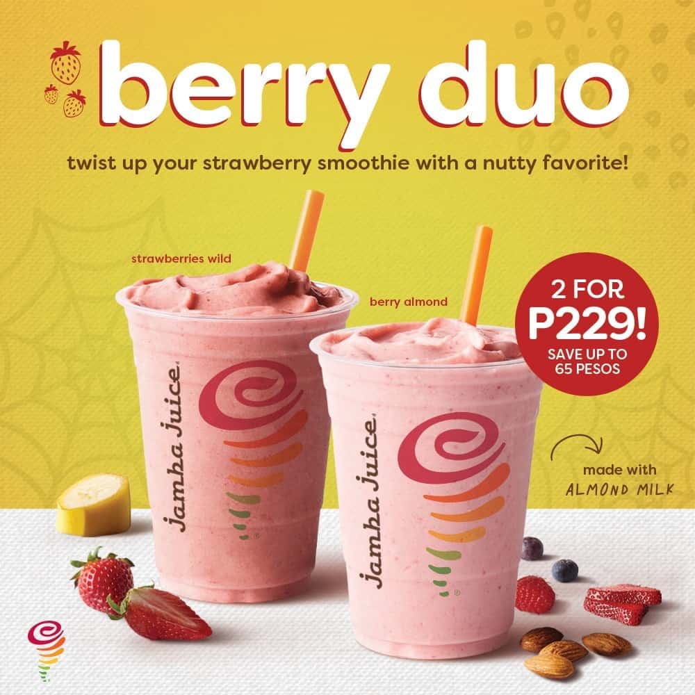 Strawberry Wild on Jamba Juice Menu Philippines
