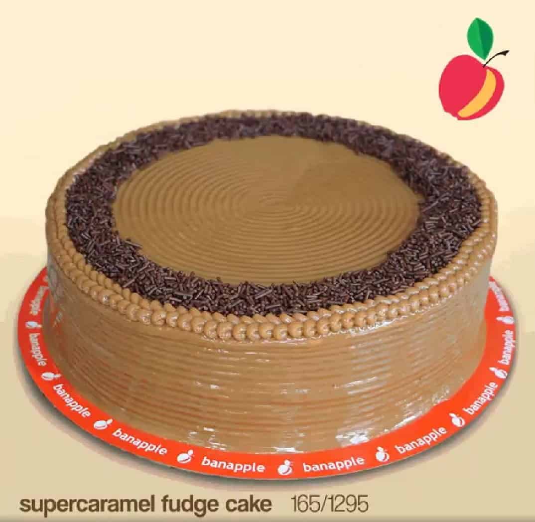Super Caramel Fudge Cake Banapple Menu