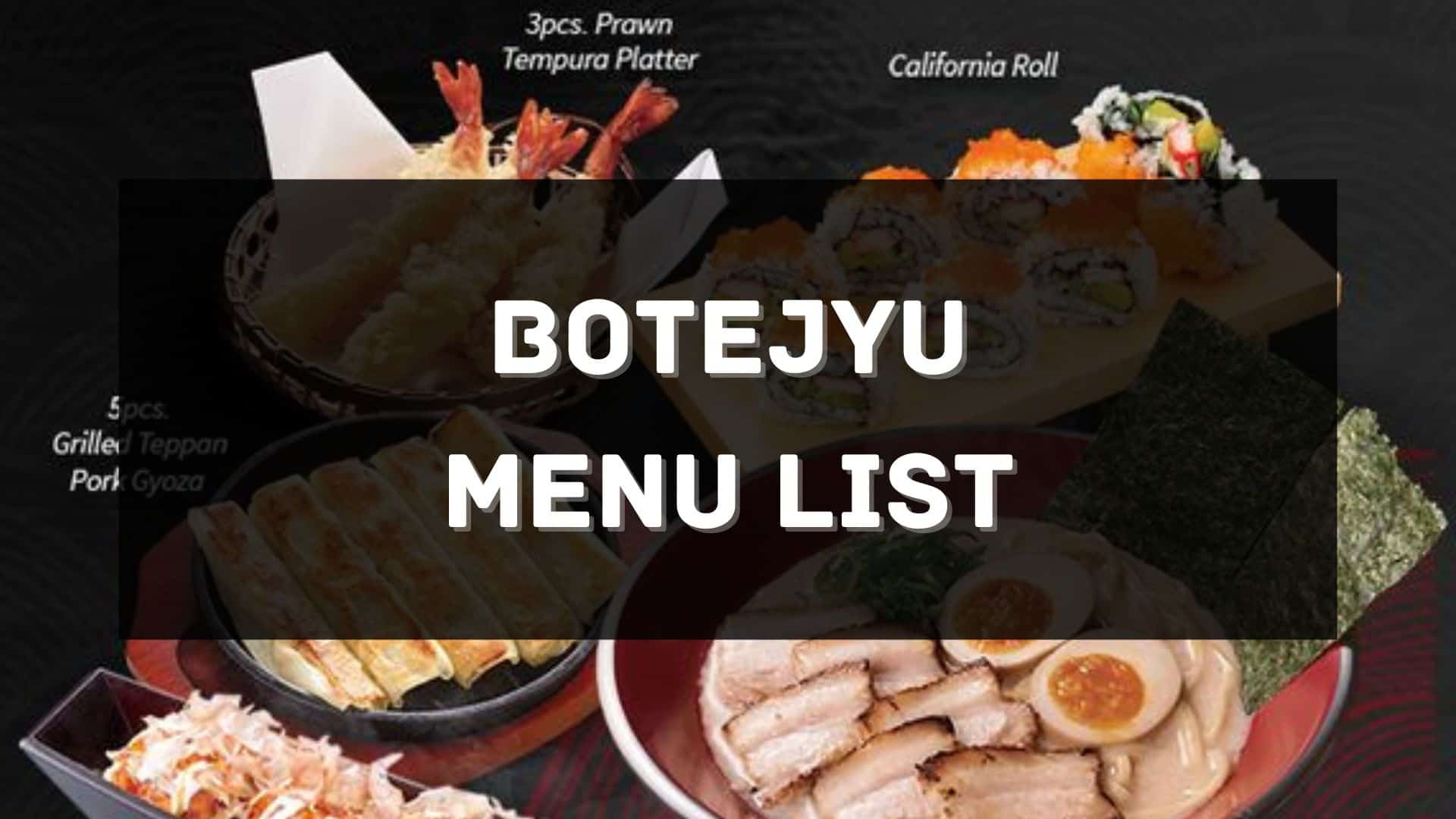 botejyu menu prices philippines
