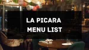la picara menu price philippines
