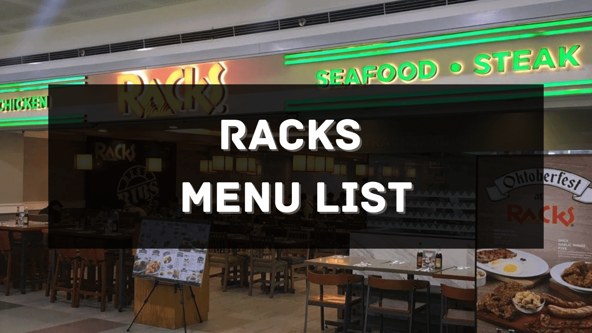 racks menu price philippines