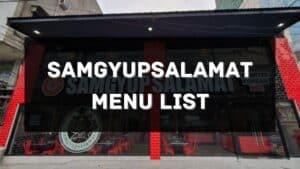 samgyupsalamat menu price philippines