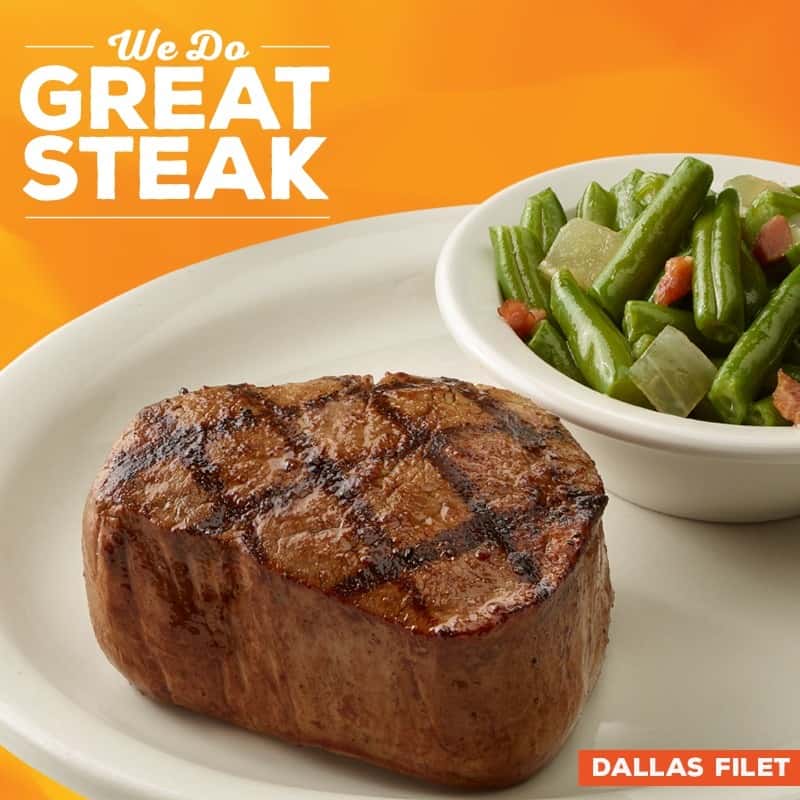 Dallas filet texas roadhouse menu