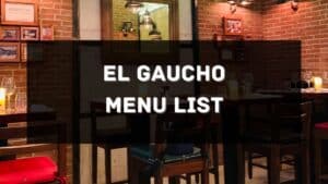 el gaucho menu prices philippines