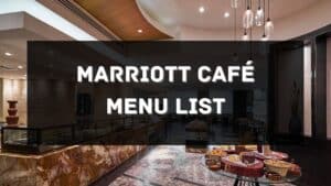 marriott cafe menu with prices philippines