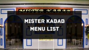 mister kabab menu price philippines