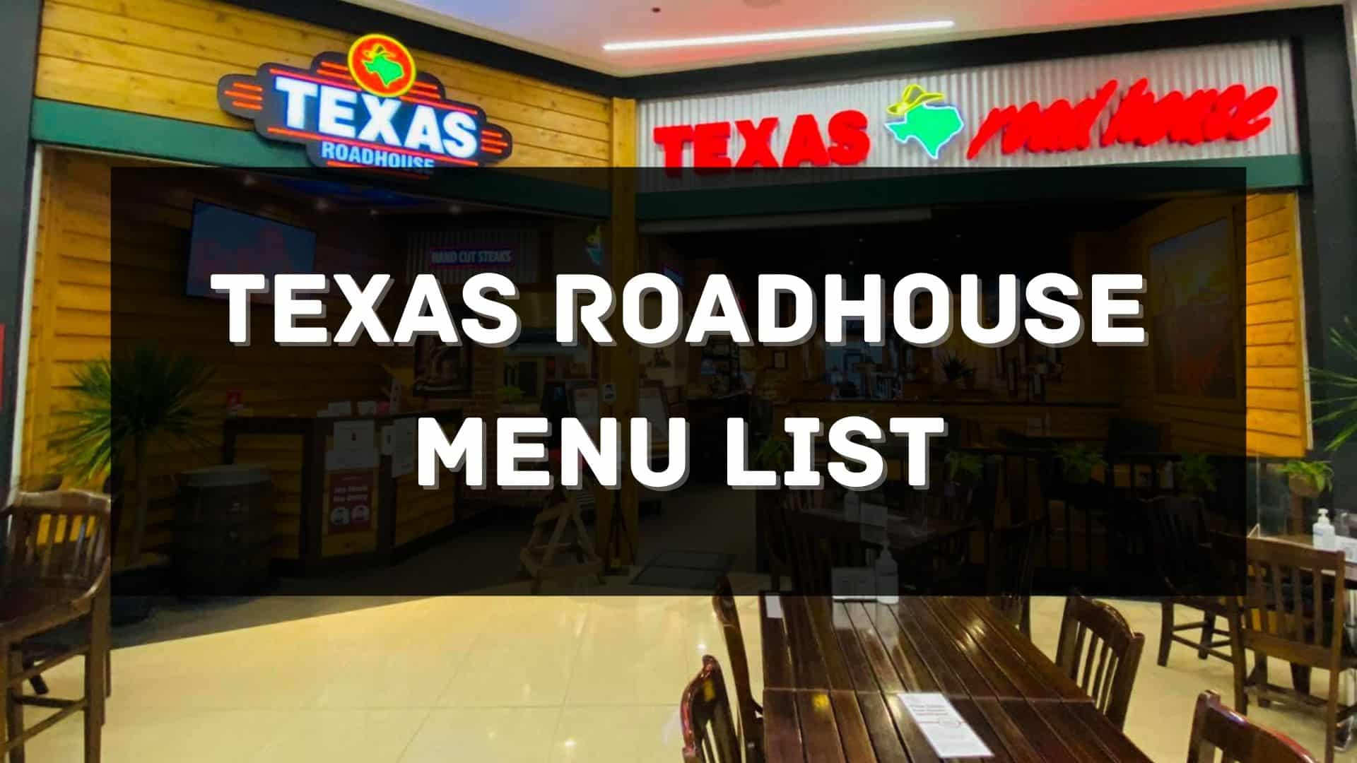 Texas Roadhouse Menu Prices Philippines 2025 Updated All About 