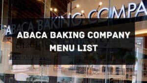 abaca baking company menu prices philippines