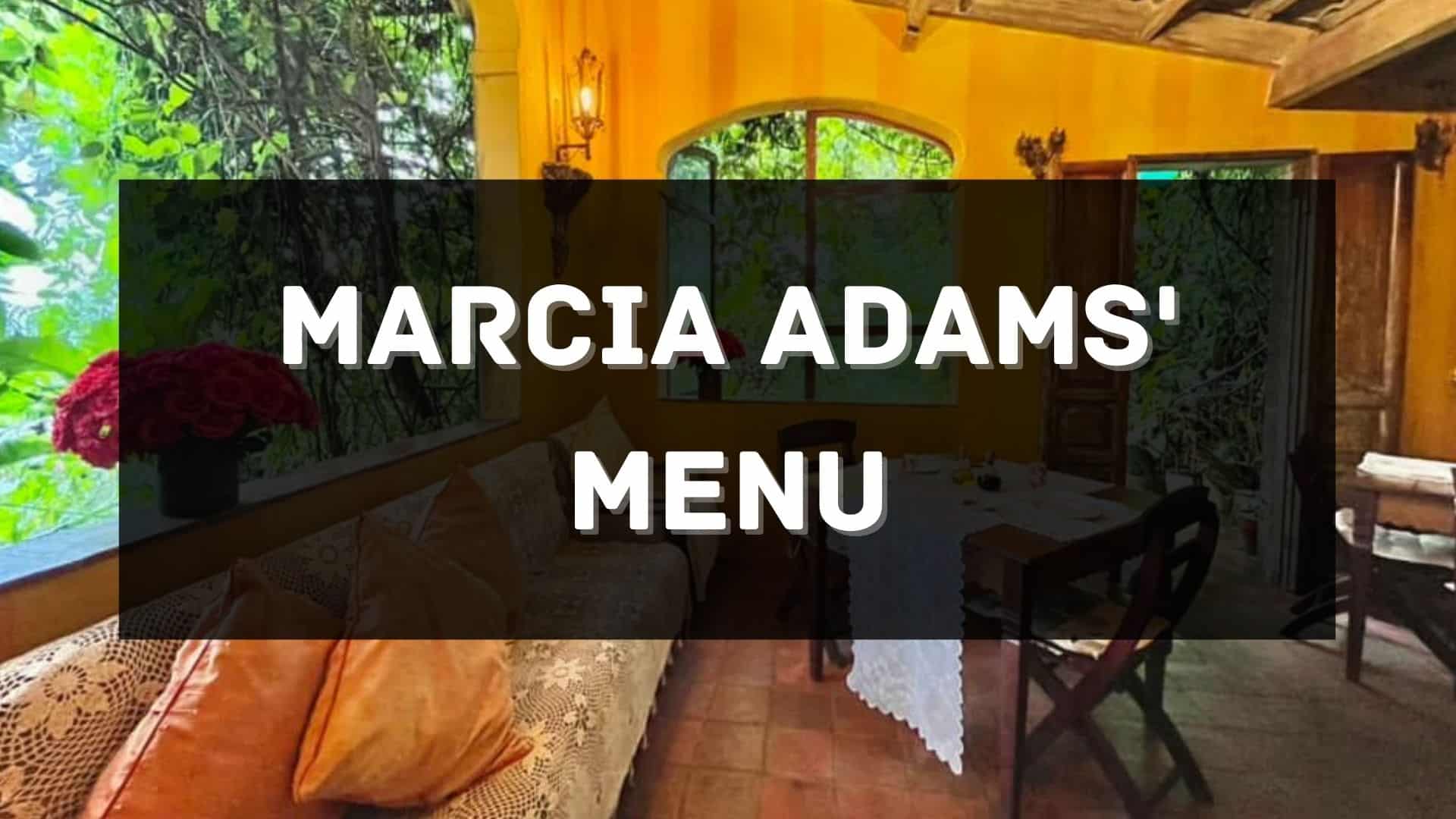marcia adams menu prices philippines