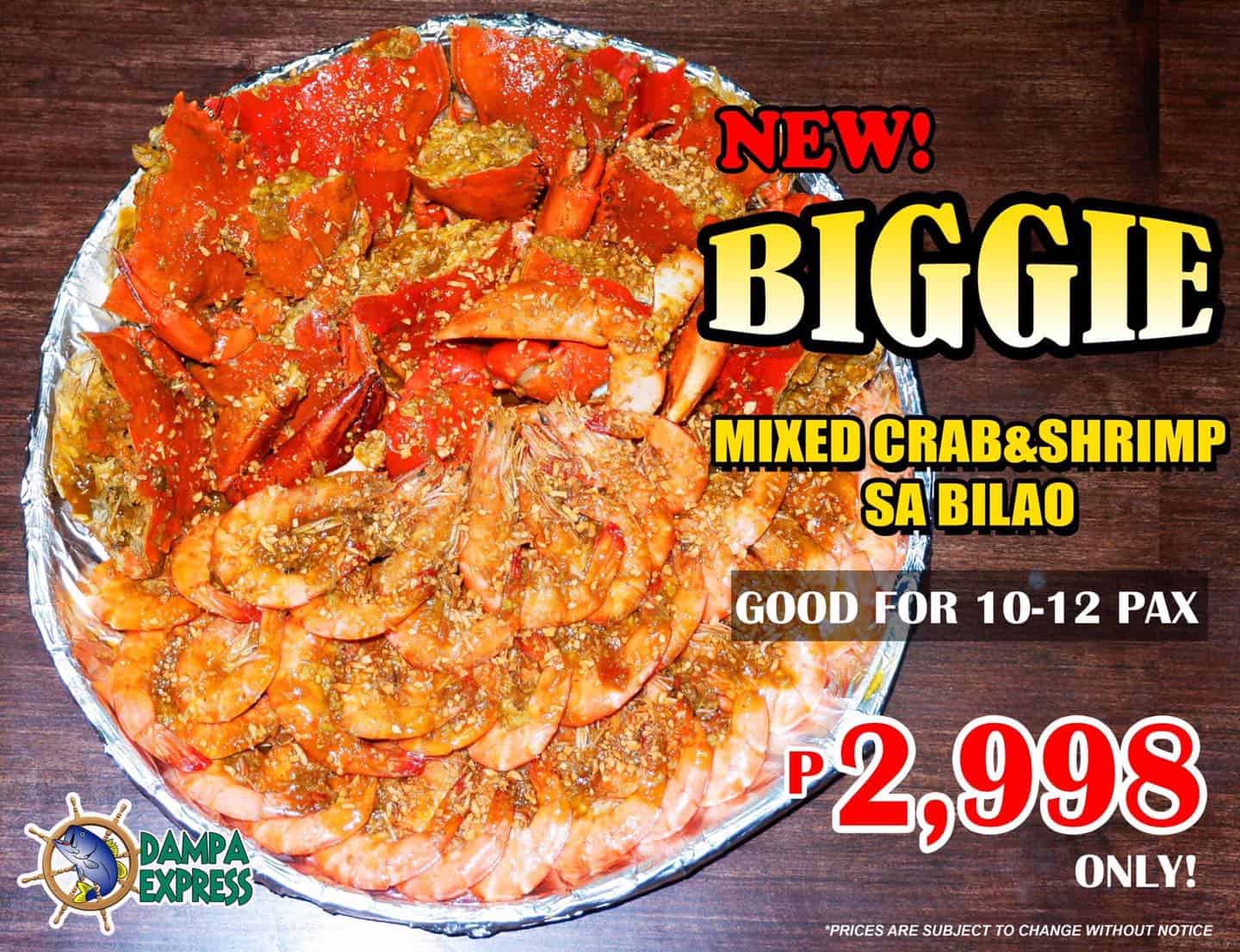 Dampa Express Menu Prices Philippines 2025 Updated All About menu-at-dampa-seafood-grill-restaurant-quezon-city