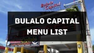 bulalo capital menu prices philippines