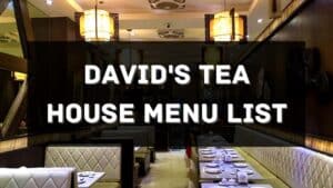 david's tea house menu prices philippines