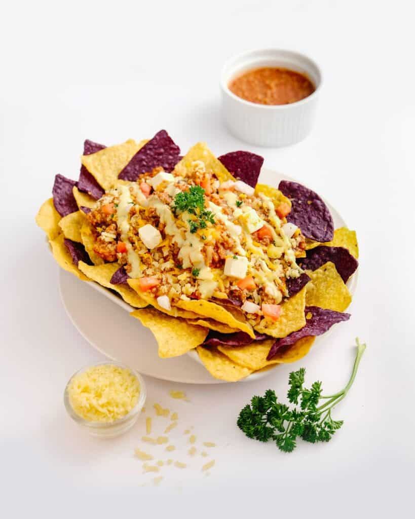 don't miss this chance to taste 3 cheese beefy nachos