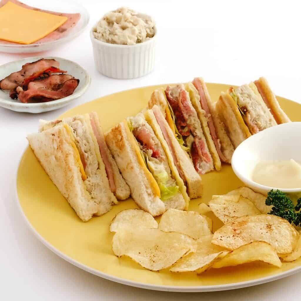 the best seller menu - the one and only Icebergs Club Sandwich