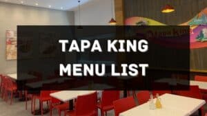 tapa king menu prices philippines