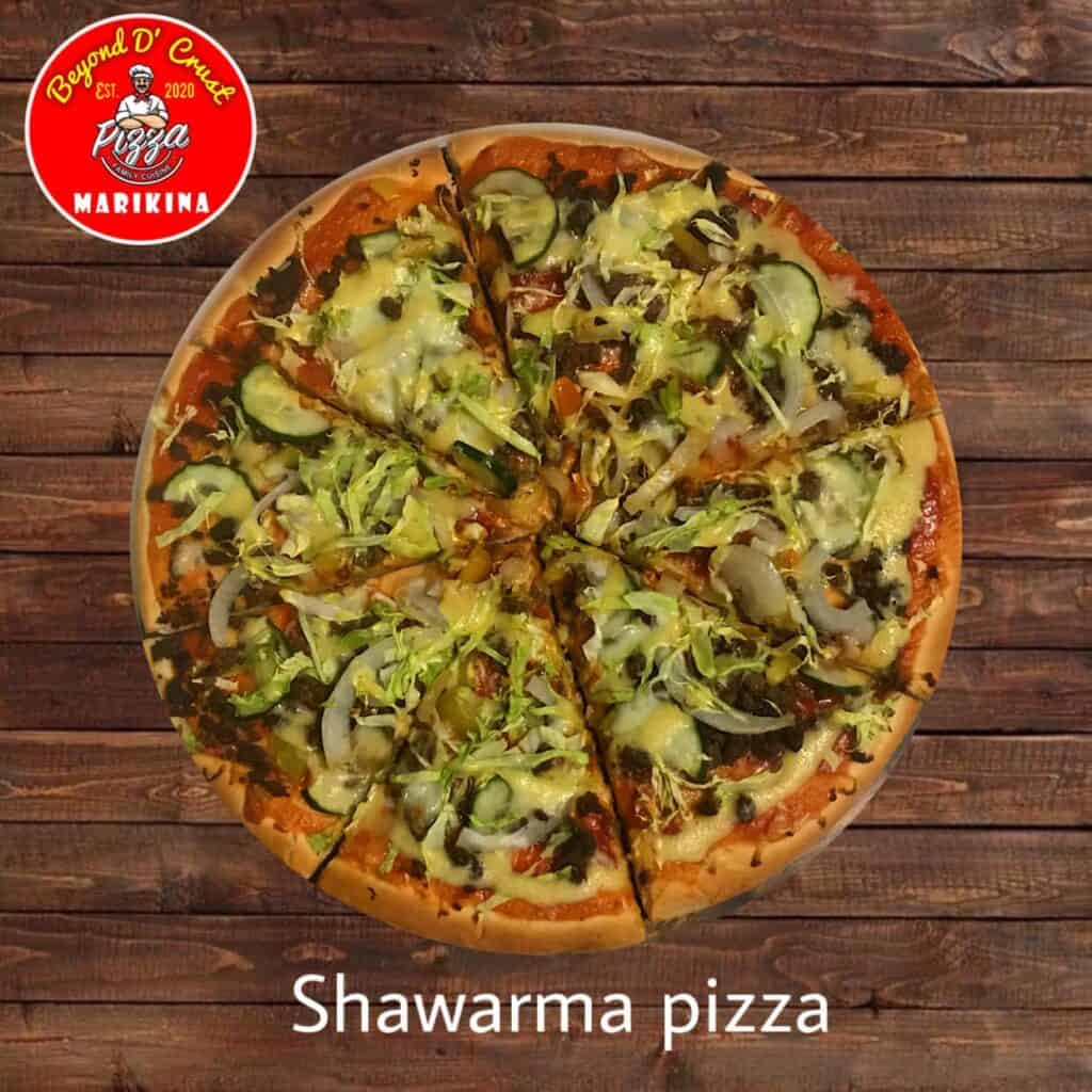 Don't miss the chance to taste these Shawarma pizza