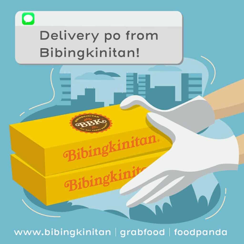 Bibingkinitan is now available thru different delivery platforms